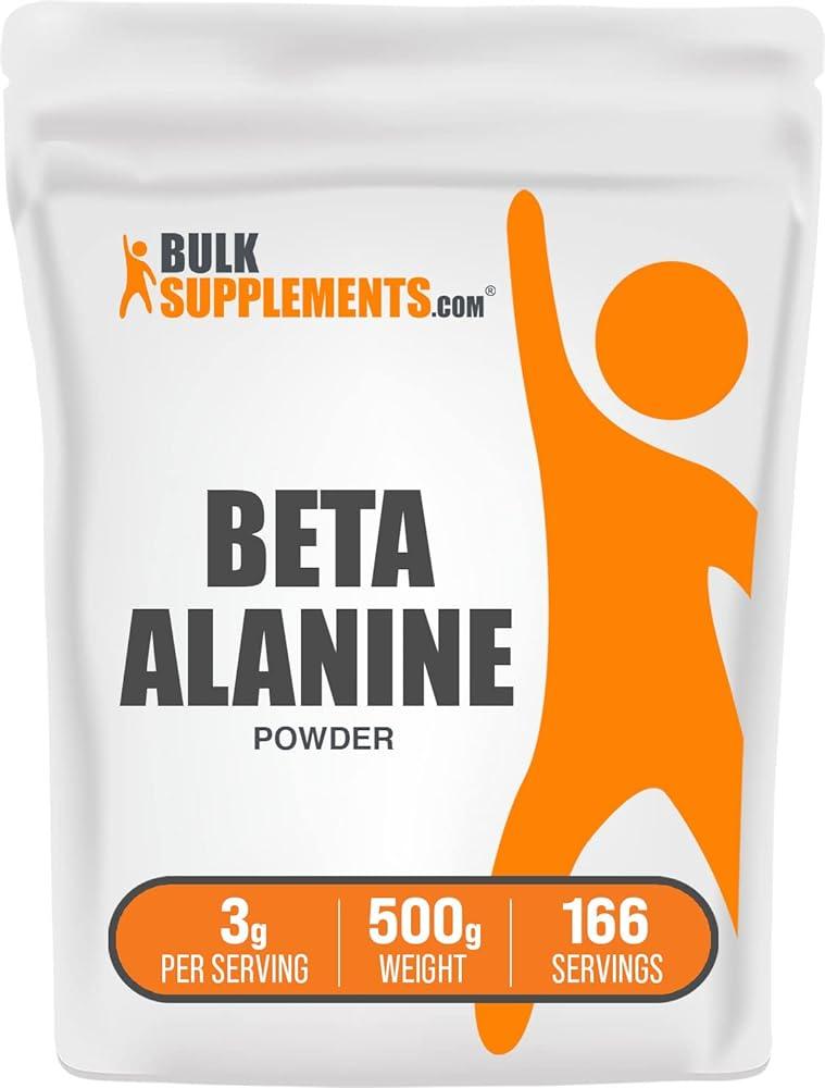 BulkSupplements Beta Alanine Powder - 500g Unflavored