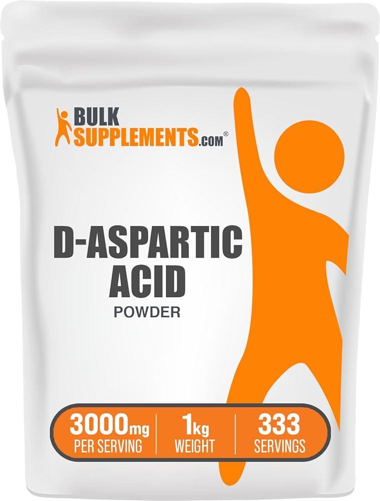 BulkSupplements D-Aspartic Acid (DAA) Powder