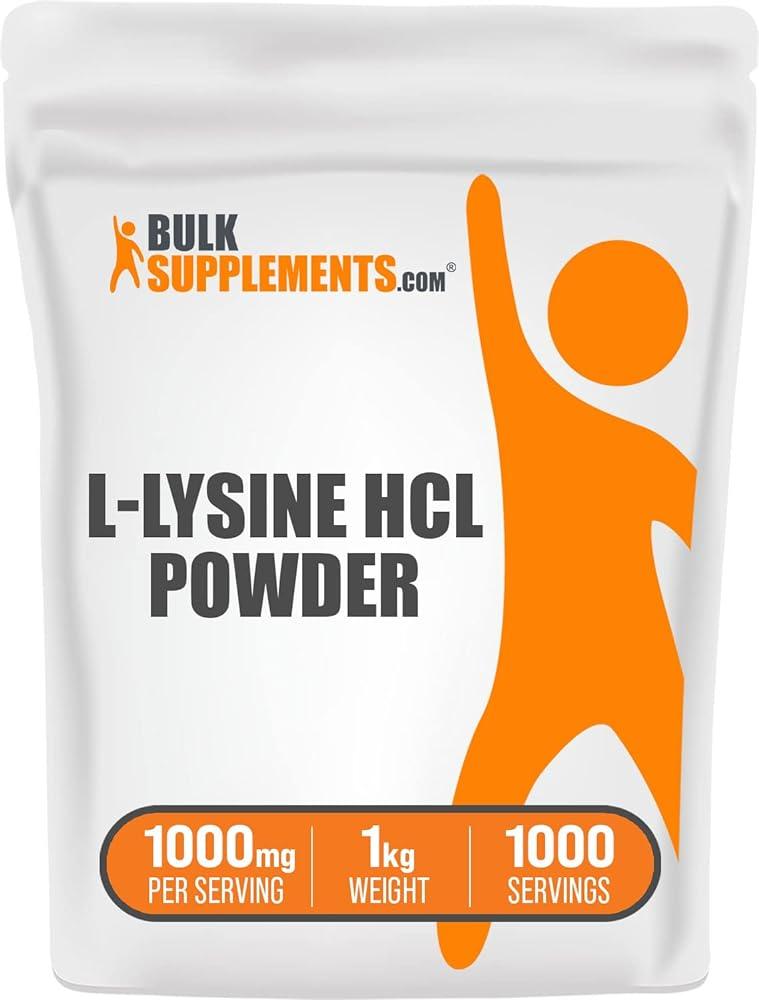 BulkSupplements L-Lysine HCl Powder ...