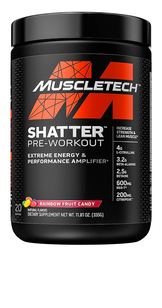 MuscleTech Shatter Pre-Workout Powder &...