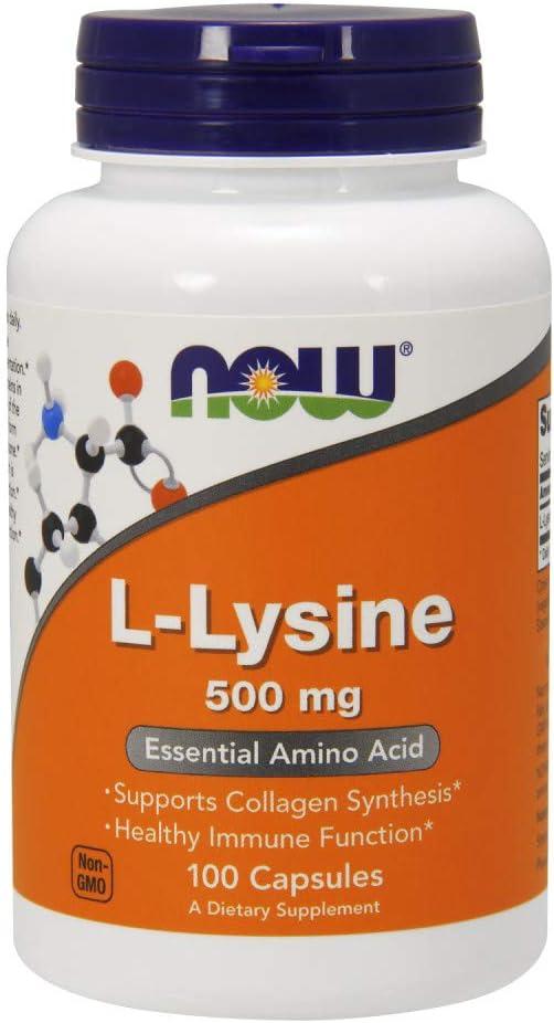 NOW L-Lysine 500mg Veg Capsules