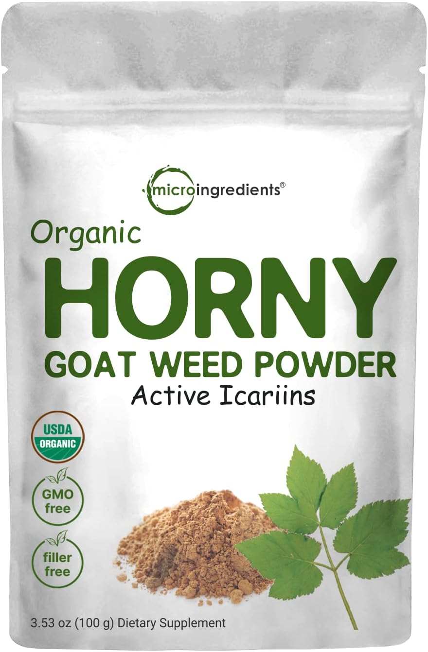 Premium Organic Horny Goat Weed Supplement