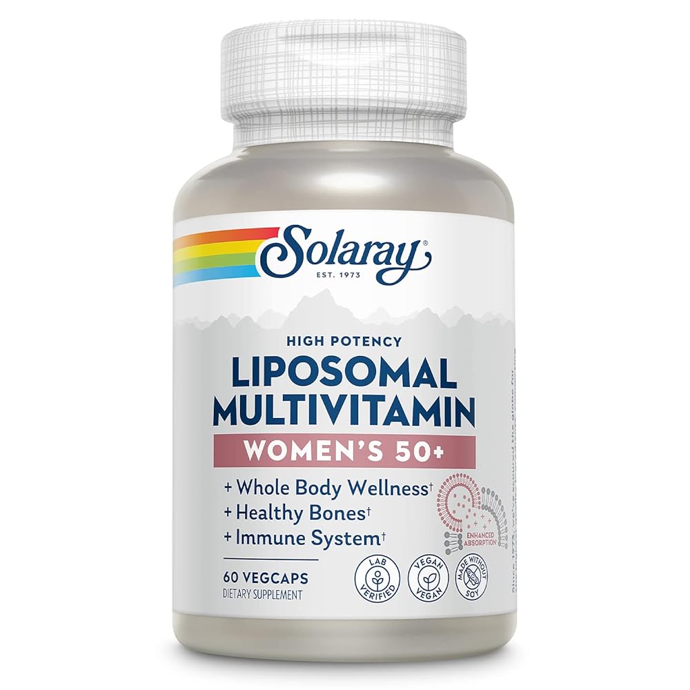 Solaray Liposomal Multivitamin for Women 50+: Enhanc...