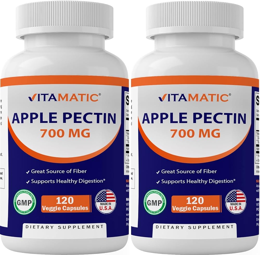 Vitamatic Apple Pectin Capsules - Dietary Fiber