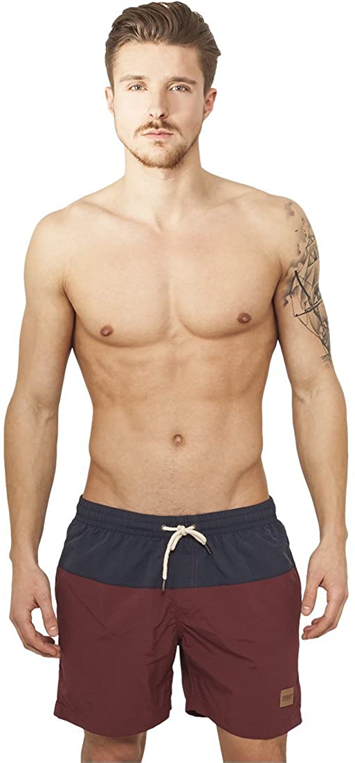 Urban Classics Men's Block Swim Shorts Trunks