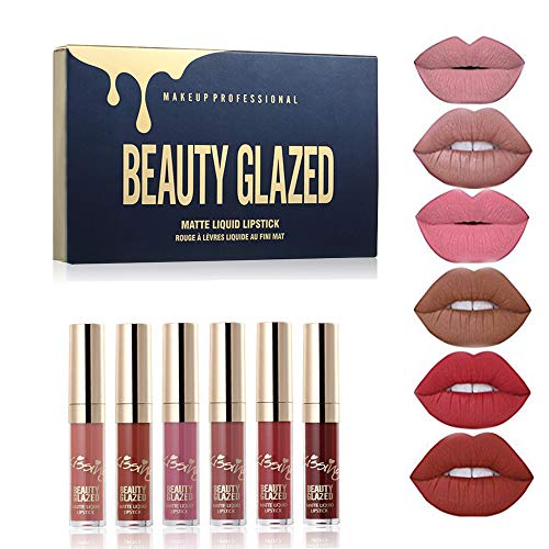 Beauty Glazed Matte Lip Gloss Liquid Li...