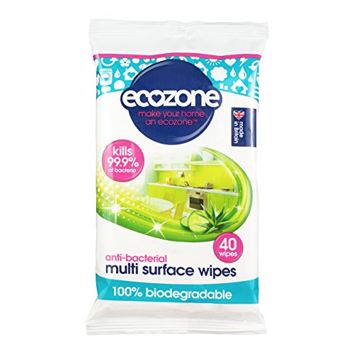 Ecozone Anti-Bacterial Multi Surface Biodegradable W...