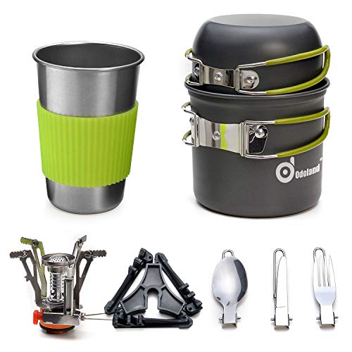 Odoland Camping Cookware Kit