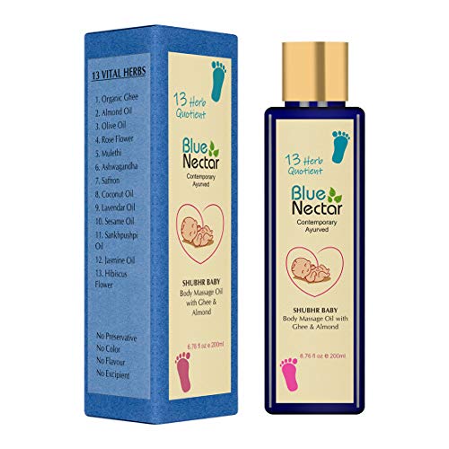 Blue Nectar Ayurvedic Baby Massage Oil