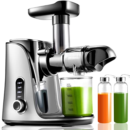 AMZCHEF Masticating Fruit Juicer