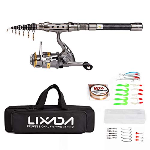 Lixada Telescopic Fishing Rod