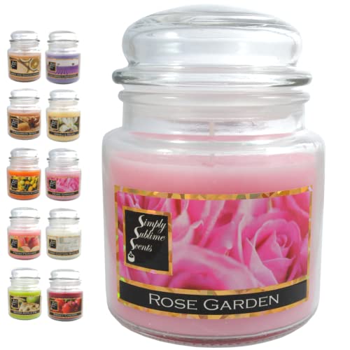 SIMPLY SUBLIME SCENTS Rose Scented Candle