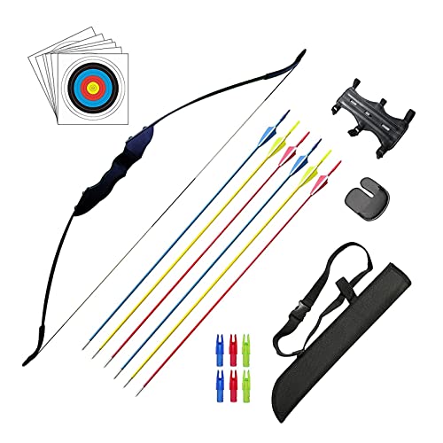 CJHZQYY Straight Bow Archery Set