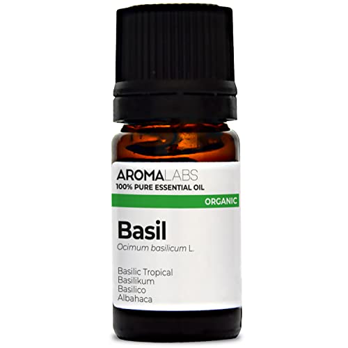 Aroma Labs Organic Basil Essential Oil