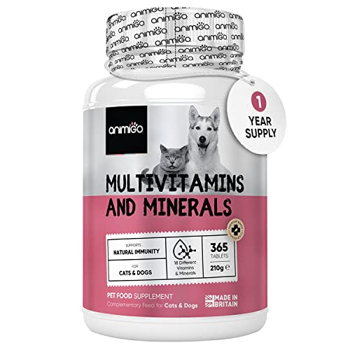 Animigo Multivitamins for Dogs & Cats - With 18 Vita...