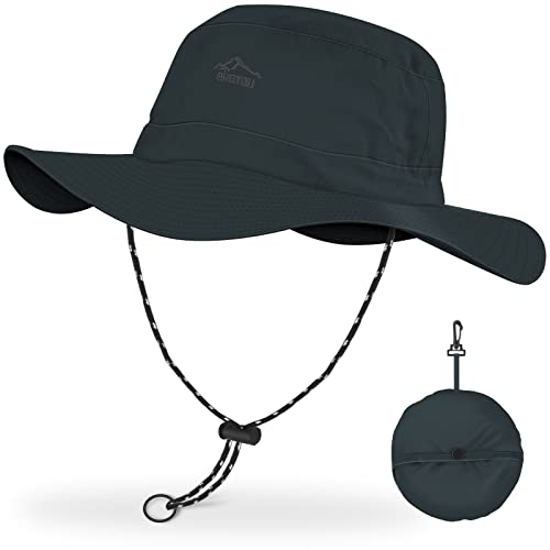 BROTOU UPF 50 Foldable Unisex Wide Brim...