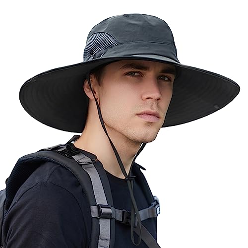 Ciyuhome Wide Brim Bucket Hat for Men Women, Breatha...