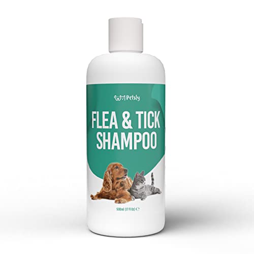 Petsly Tick & Flea Shampoo for Dogs - Dog Flea Shamp...