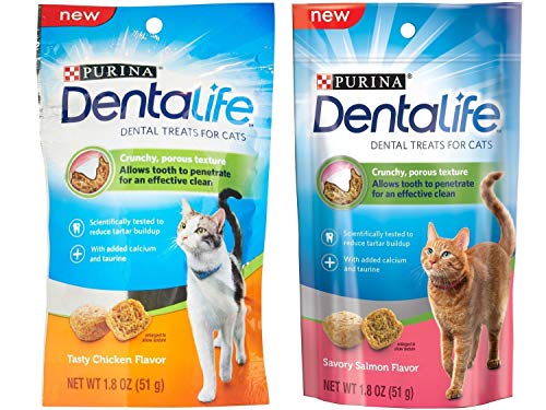 Purina Dentalife Dental Treats For Cats Bundle; Savo...