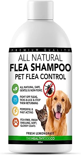 The Healthy Dog Co - Dog Shampoo - Targets Fleas, Ti...