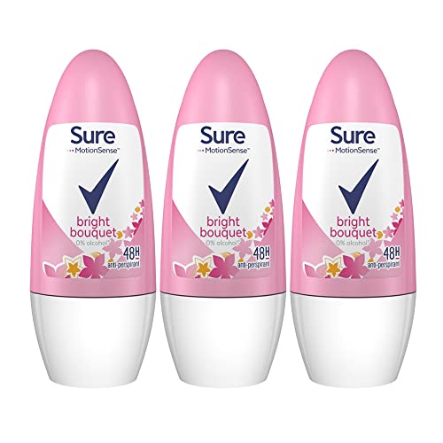 3 x 50ml Women Bright Bouquet Anti-Perspirant Roll O...