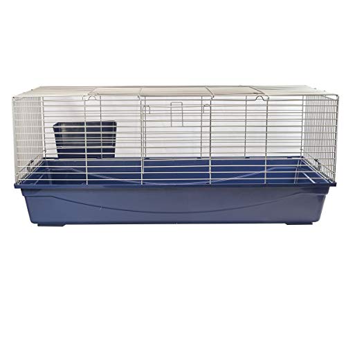 KCT Dark Blue Single Level Indoor Pet Cage Rabbit An...