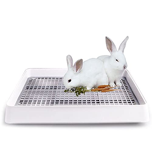 Oncpcare Super Large Rabbit Litter Box with Grate, R...