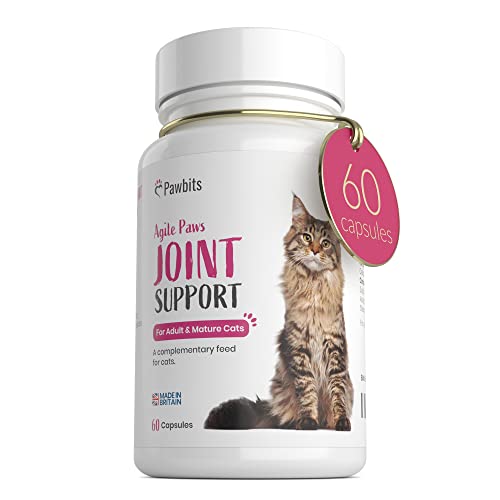 Pawbits 60 Joint Support for Cats Tablets for Stiff ...