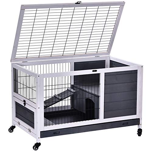 Rabbit Hutch - Small Animal Cage , Bunny Cage Indoor...