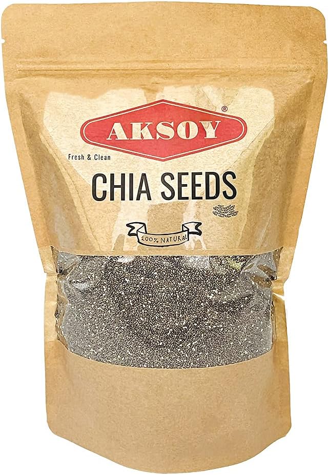 Aksoy Premium Raw Chia Seeds, 1.25KG