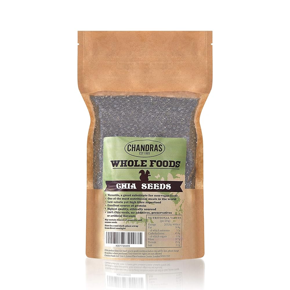 Chandra Whole Foods Raw Chia Seeds