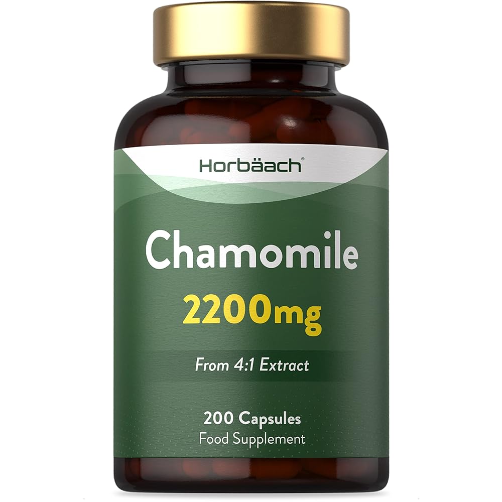 Horbaach Chamomile Flower Extract Capsules
