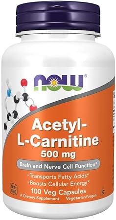 Now Acetyl-L-Carnitine 500mg Capsules