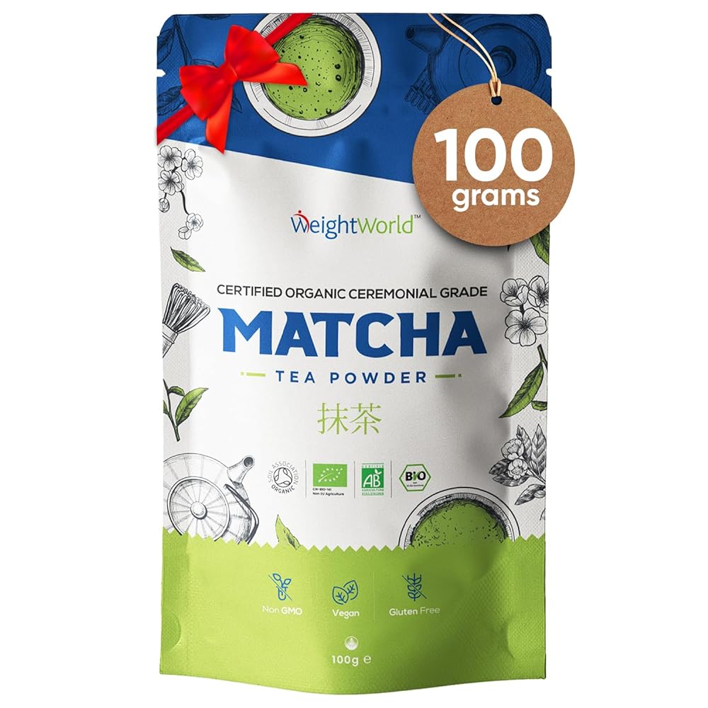 Organic Matcha Green Tea Powder - Soil Association C...