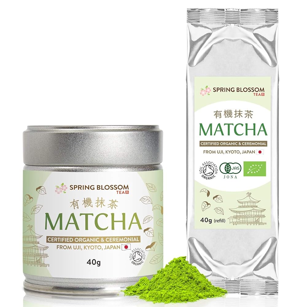 Organic Matcha Green Tea Powder Set