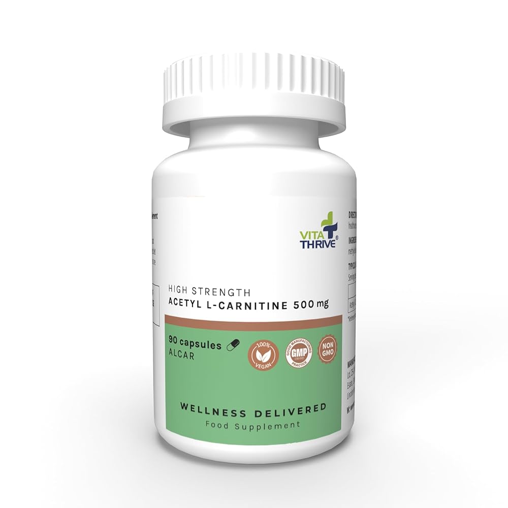 VitaThrive Acetyl L Carnitine 500mg Capsules