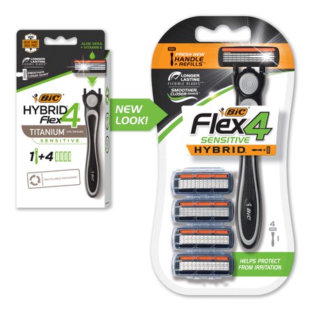 BIC Flex Hybrid Men's Twin Blade Razor