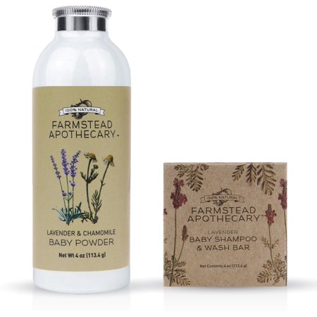 Farmstead Apothecary 100% Natural Baby Powder