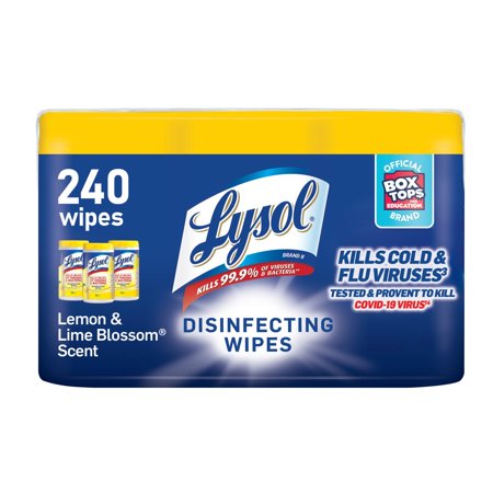 Lysol Disinfectant Wipes, Multi-Surface Antibacteria...