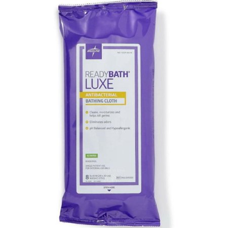 Medline ReadyBath LUXE Antibacterial Body Cleansing ...