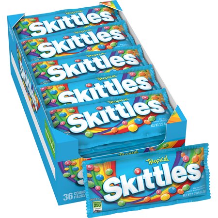 Skittles Singles To Go Tropical Flavors