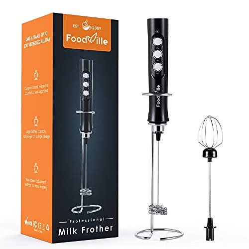 FoodVille MF02 Rechargeable Milk Frother