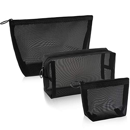 Boao 3 Pieces Mesh Cosmetic Bag