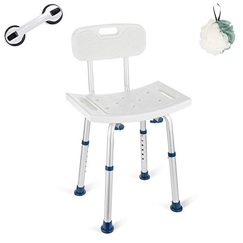 GreenChief Shower Chair with Removable Back