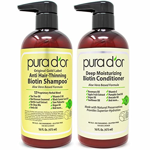 PURA D’OR Shampoo for Hair Fall