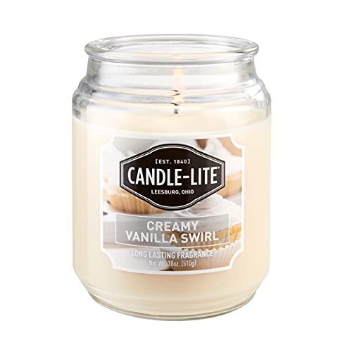 Candle-Lite Creamy Vanilla Swirl Jar Candle