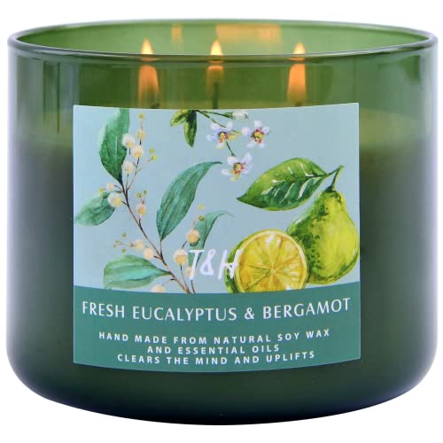 Eucalyptus Bergamot Scented Candles