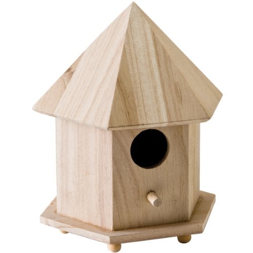 Plaid Bird House