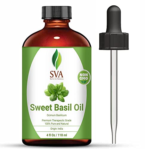 SVA Organics Basil Essential Oil