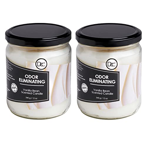 Vanilla Bean Odor Eliminating Highly Fragranced Candle